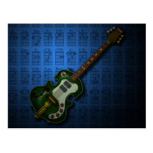 KuuMa Guitar 07 (B) 葉書き
