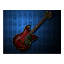 KuuMa Guitar 08 (B) 葉書き