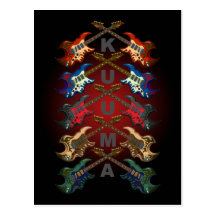 KuuMa Guitar All 葉書き