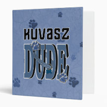 Kuvasz DUDE 3 Ring Binders