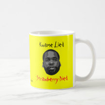 Kwame s'est trouvé, fraise est mort mug à café