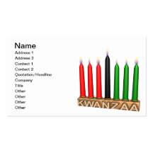 Kwanzaa Business Card Templates