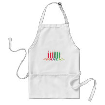 Kwanzaa Candles Aprons