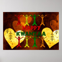Kwanzaa Dancers Posters