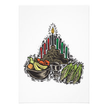 Kwanzaa Food Personalized Invitations