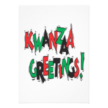 Kwanzaa Greetings Invite