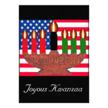 kwanzaa kinaras USA Invitation