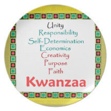 KWANZAA PLATES