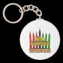 Kwanzaa Purpose Holiday keychains