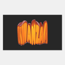 Kwanzaa Rectangle Sticker