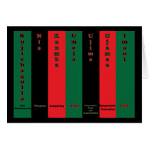 Kwanzaa Seven Principles Card