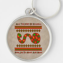 Kwanzaa Snake Keychain