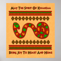 Kwanzaa Snake Posters