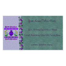 Kwanzaa Vase Business Card