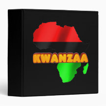 Kwanzaa Vinyl Binder
