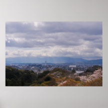 Kyoto cityscape from Kiyomizudera Print