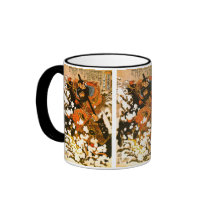 Kyusempo Sakucho on a black stallion Mugs