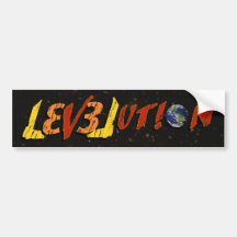 L3V3LUT ! SUR AUTOCOLLANT POUR VOITURE