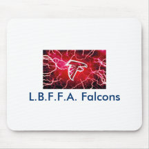 L.b.f.f.a. Falcons au-dessous de 8 Tapis De Souris