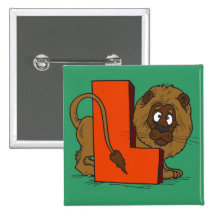 L Is for Lion Pins
