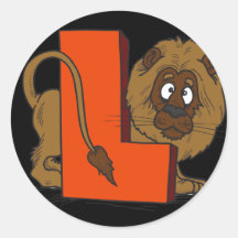L Is for Lion Stickers