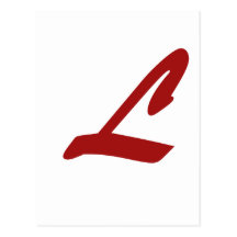 L is for Lover Postcards