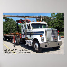 L & L Trucking Poster