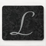 L :: Monogram L Elegant Mousepad - Initial Letter