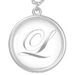 L Monogram Pendant Necklace