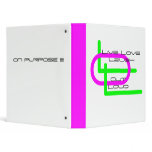 L, O, L, Live Love Laugh, Out Loud binders