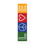 L-O-V-E - Bookmark - business cards