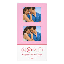 L.O.V.E. - Happy Valentine's Day Picture Card