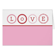 L.O.V.E. -  Pink & Red Cards