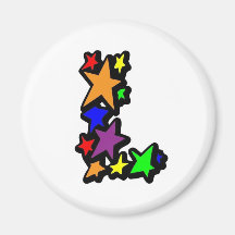 L REFRIGERATOR MAGNETS