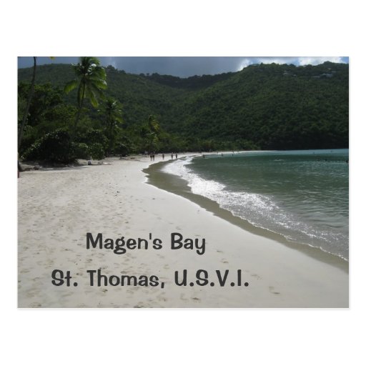 La baie de Magen, St Thomas Carte Postale