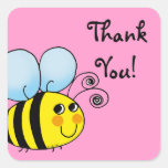 La bande dessinée mignonne gaffent l'abeille vous  autocollants