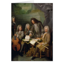 La Barre and Other Musicians, c.1710 Cards