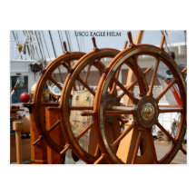 La barre, coupeur Eagle d'USCG Carte Postale