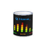 La barre personnelle EQ d'égaliseur du DJ - ajoute Tasse