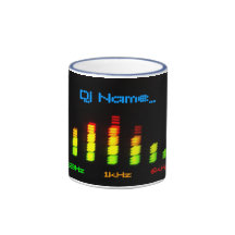 La barre personnelle EQ d'égaliseur du DJ - ajoute Tasse