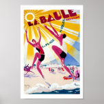 La Baule France Vintage Travel Posters