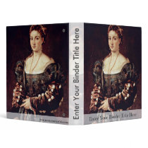 La Bella (Portrait Of A Lady Isabella D'Este And Vinyl Binders