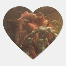 La Belle Dame sans Merci by Sir Frank Dicksee Sticker