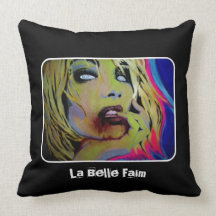 'La Belle Faim' (Zombie) American MoJo Pillows