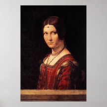 la belle ferronniere, Leonardo da Vinci Posters