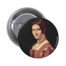 La belle ferronnière pinback buttons