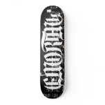 LA Black and White Skateboard
