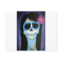 La Bleue Verte Post Card