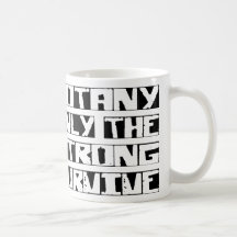 La botanique survivent tasse à café