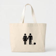 La "boule et" le marié enchaîné sac de toile